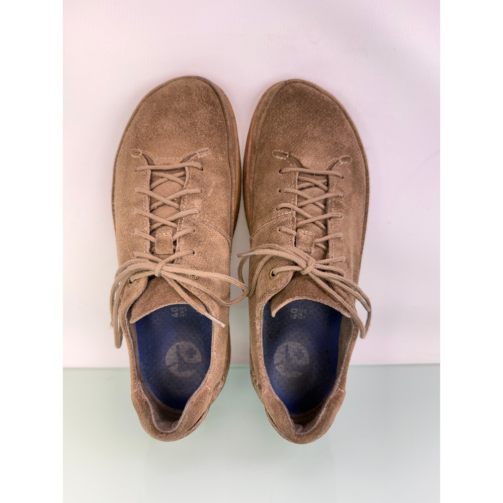 Birkenstock Shoes Mens 40 Brown Suede Low Top Casual Minimal Gorpcore Streetwear - Picture 3 of 10